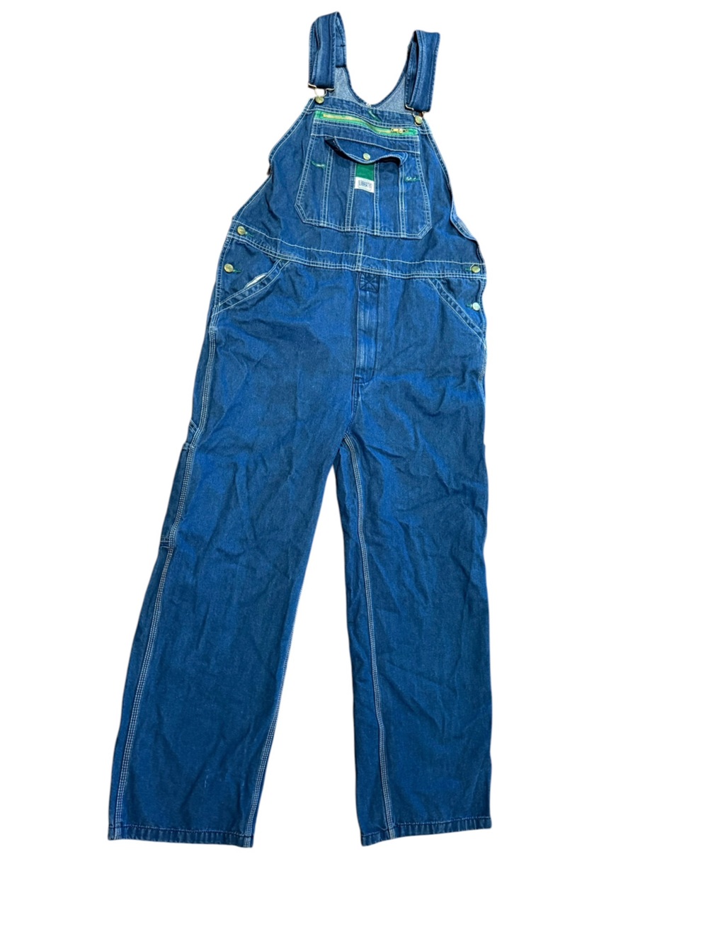 Liberty Men's 36 x 30 Blue Denim Overalls - Classic Workwear Style